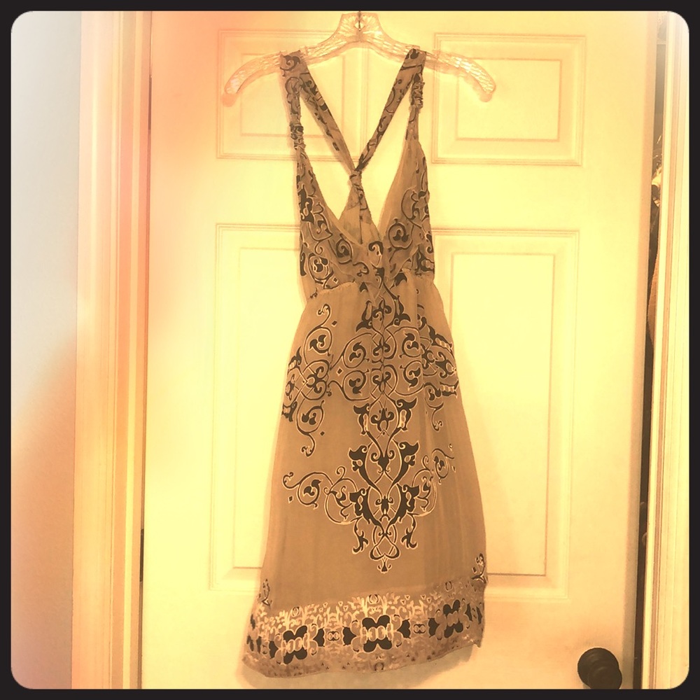 Hale bob flutter silk sundress